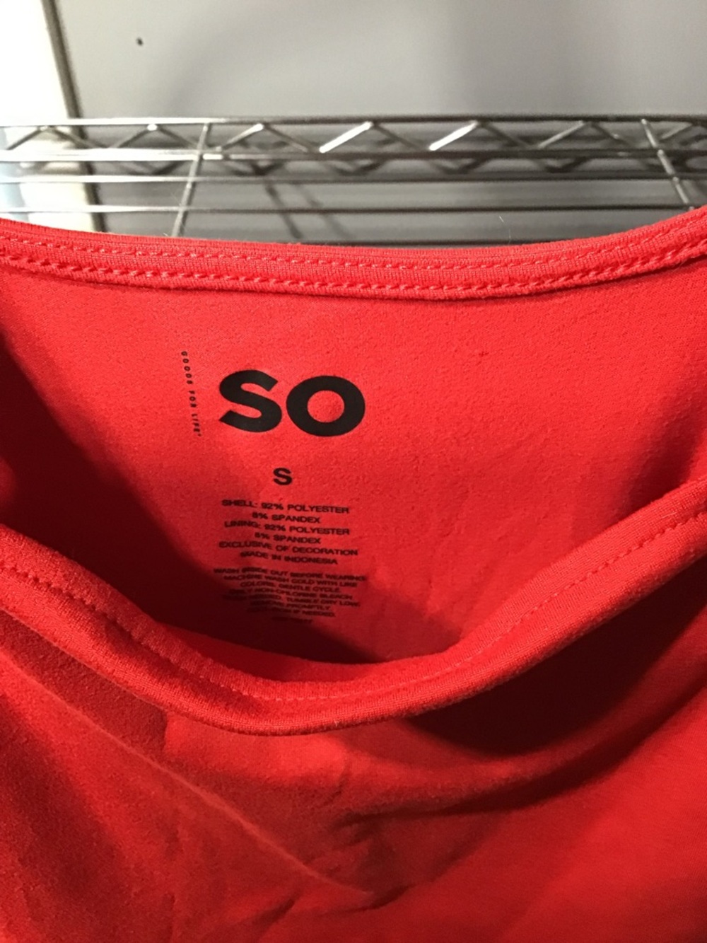 SO Red Women's Tank Dress